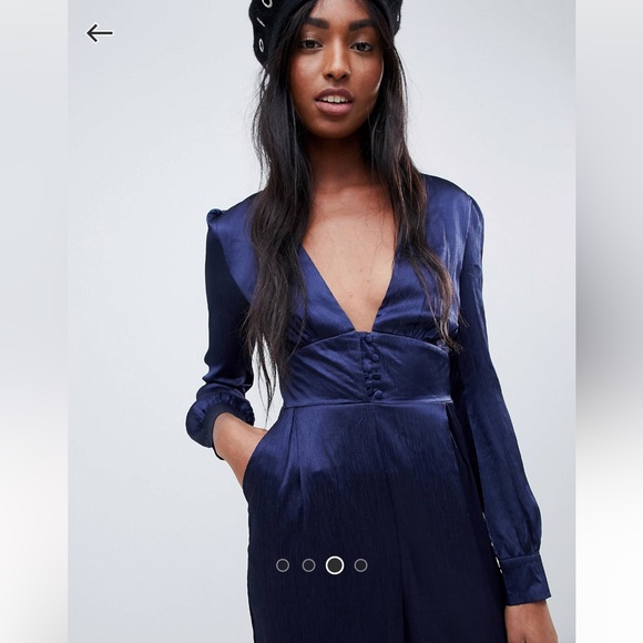 ASOS Glamourous Tall Wide Leg Jumpsuit - Picture 3 of 8